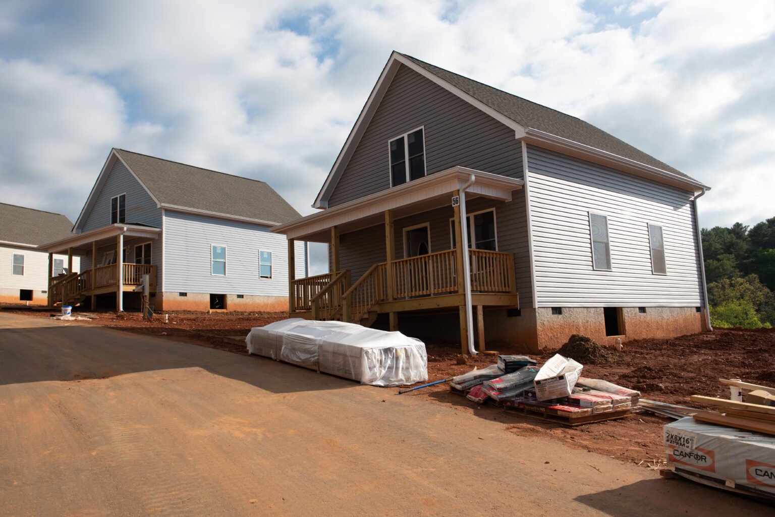 QB1 Enterprises affordable homes under construction